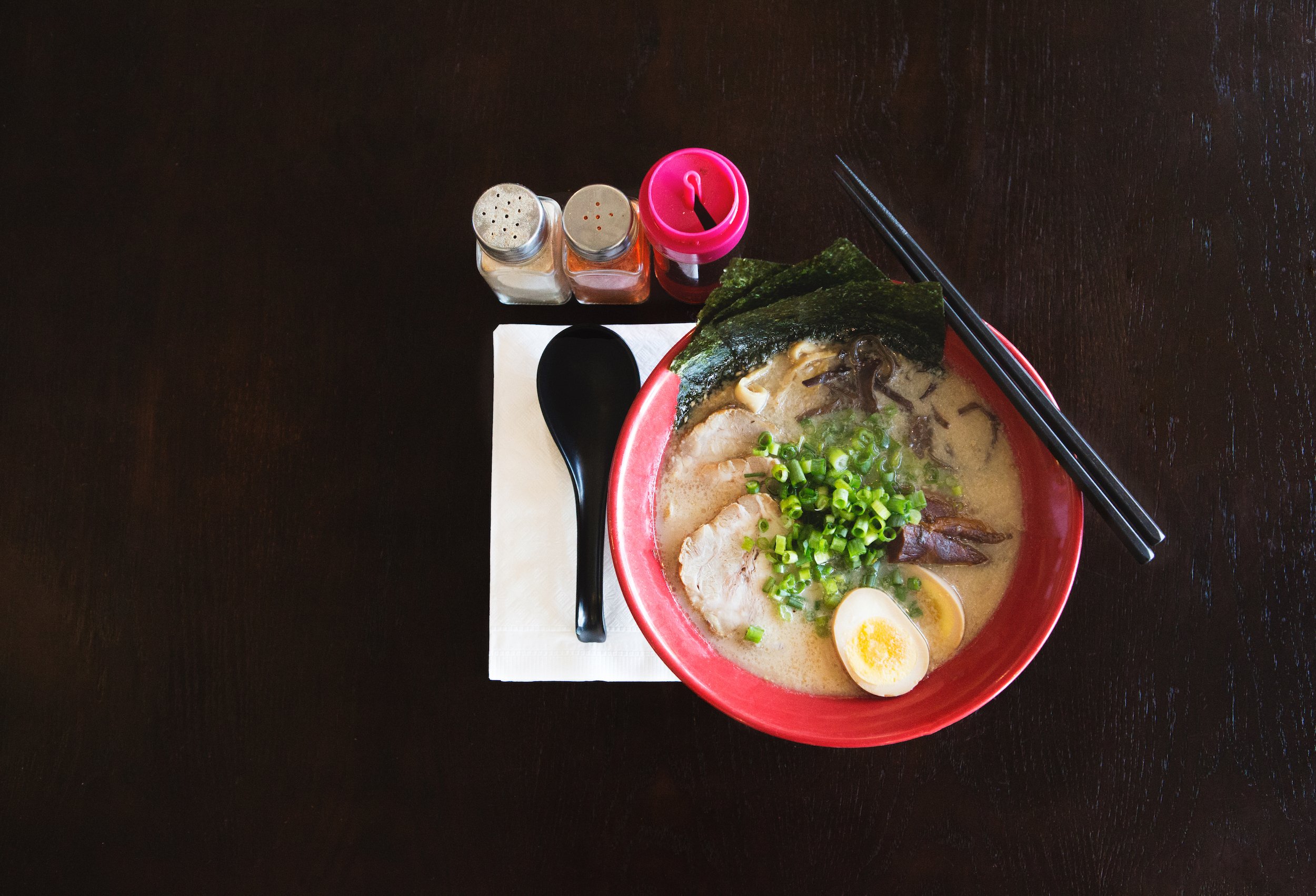 Meal at ramen restaurant in Torrance, CA