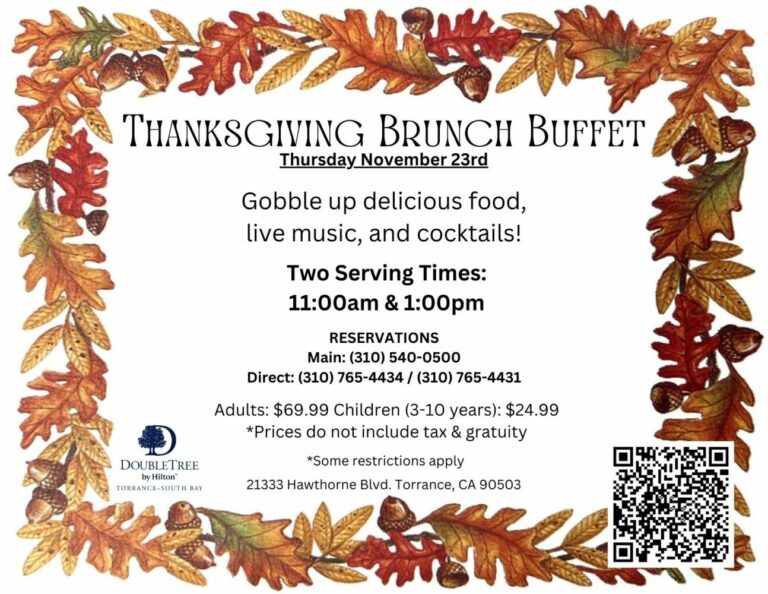 Thanksgiving 2023 Events & Specials - Discover Torrance