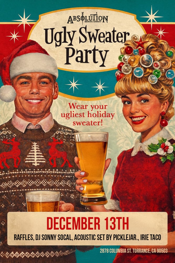 Ugly Christmas Sweater Party at Absolution Brewing Company