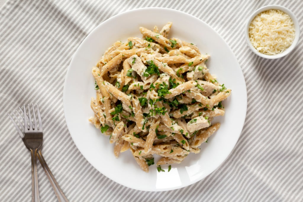 Penne pasta with chicken at North Italia in Torrance