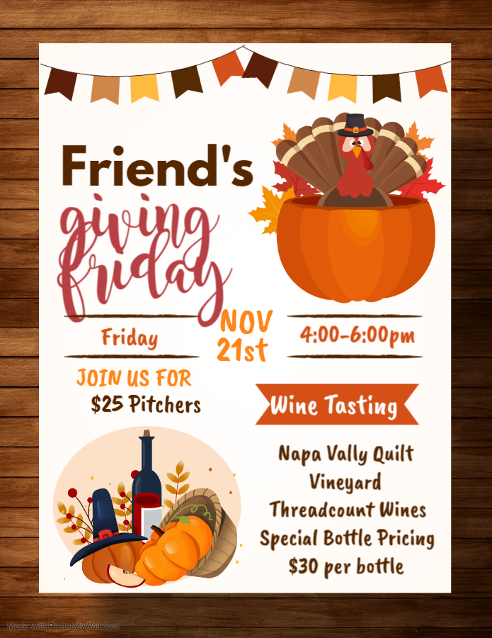 Friendsgiving at Red Car Brewery & Restaurant