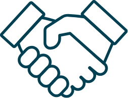 icon of hands shaking