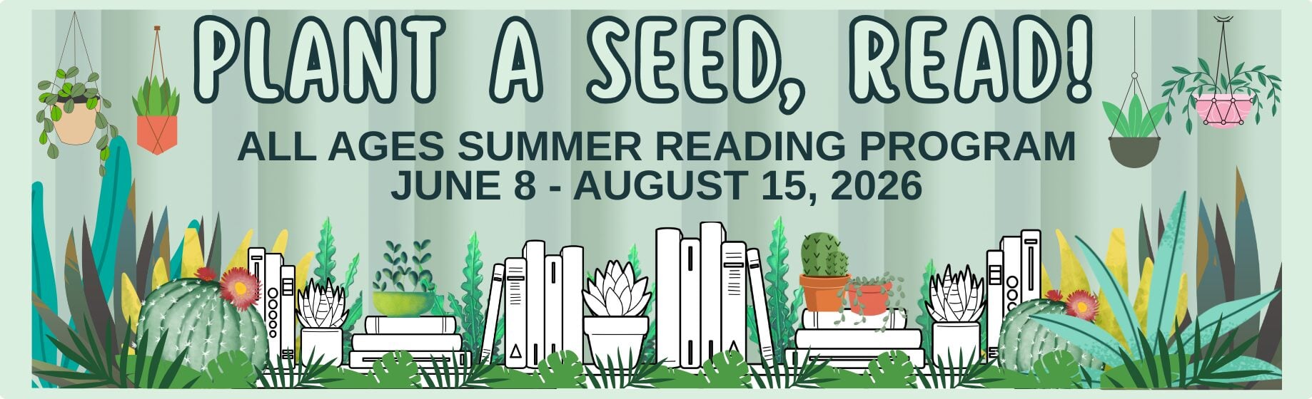 Plant a seed, read poster