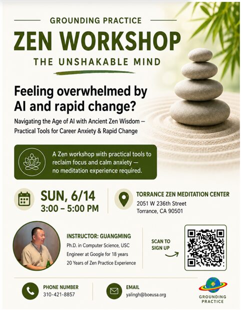 Zen workshop flyer